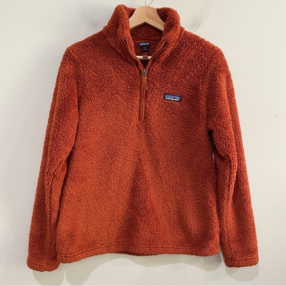 PATAGONIA Women's Los Gatos 1/4 Zip Burnished Red Size Small - Picture 2 of 9